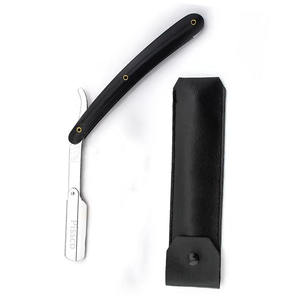 Fournisseur en gros de rasoirs droits en acier inoxydable, outils de beauté, rasoir droit pour hommes, couteau à raser pliable - Product Image 6