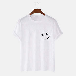 2024 nouveau Slim Fit hommes 100% coton foudre Patchwork maison décontracté ample T-Shirt pour hommes en gros prix bon marché - Product Image 4