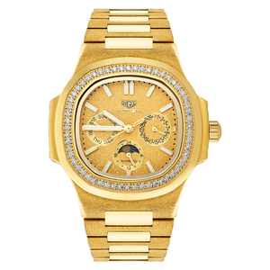 Reloj de Lujo GFL-JR005 con Manecillas Luminosas, Reloj de Hombre de Acero Inoxidable, Relojes de Pulsera Mecánicos de Moda, OEM ODM - Product Image 5