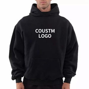 Boxy de gran tamaño personalizado French Terry hoodies Heavyweight 400 500Gsm Hoodie Fabricante Baggy Cropped Hoodie - Product Image 4
