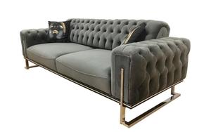 Sofá Cama Reclinable Moderno y Contemporáneo de Lujo, Muebles de Tela para el Hogar, Apartamento, Hotel, Villa, Conjunto de Sala de Estar Contemporánea - Product Image 4