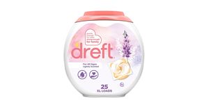 Lessive en pastilles Dreft légèrement parfumée à la lavande et autres parfums disponibles - Product Image 2