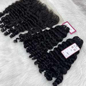 Prix usine Vierge Remy Corps Vague Cheveux Trame Double Dessiné Russe Cheveux Humains UPS DHL FedEx Expédition - Product Image 2