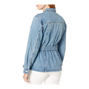 100% Cotton Breathable Winter Pullover Solid Pattern Casual Denim Fashion <b>Jacket</b> - Product Image 6