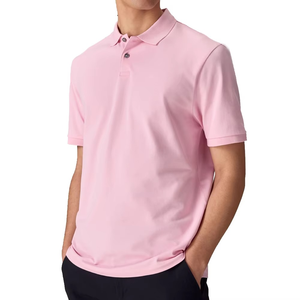 Camiseta Polo de alta calidad personalizada transpirable de corte regular para hombre, camisetas polo lisas de manga corta al por mayor para hombre, Verano - Product Image 1