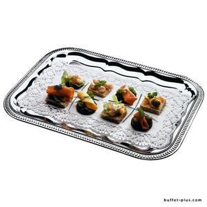 Elegante Ecológico Hecho a Mano de Cerámica de Aluminio Bandeja Cocina Comedor Sala de estar Mesa Pantalla Color Esmalte Platos - Product Image 4
