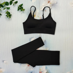 2025 Nueva ropa deportiva Yoga gimnasio conjunto Fitness entrenamiento desgaste conjuntos de Entrenamiento para mujeres - Product Image 6