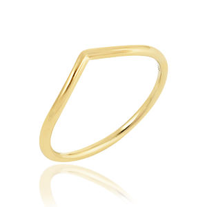 แหวนชุบทอง925สเตอร์ลิงสไตล์อินฟินิตี้ธรรมดาสำหรับผู้หญิงเครื่องประดับของขวัญใหม่ - Product Image 6