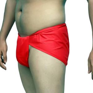 Calzoncillos Tradicionales Indios de Algodón para Hombre, Color Rojo, Talla Única, Langot, Lungooty - Product Image 3