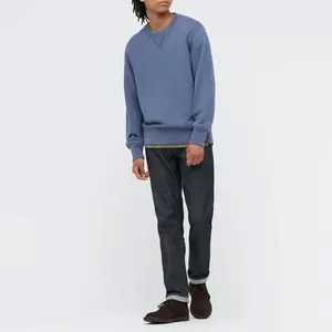 Sweat-shirt pull-over pour hommes Vente en ligne Qualité supérieure Streetwear Sweatshirts épais à manches longues pour hommes de grande taille