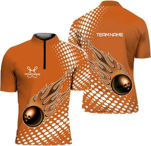 เสื้อเจอร์ซีย์โบว์ลิ่งสำหรับผู้ใหญ่และเยาวชนผ้าแห้งเร็ว - Product Image 5