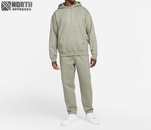 Moda invierno Casual Sudadera con capucha y Jogger Set Algodón Poliéster Chándal de gran tamaño para hombre Vintage Chándal - Product Image 1