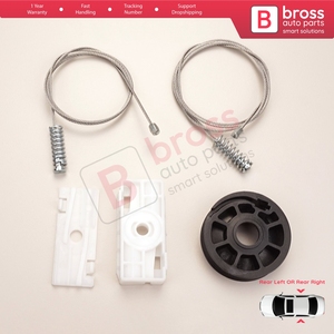 BWR1010 + ชุดซ่อมกระจก BWR5151, ด้านหลังสำหรับ XK8 XKR X100 1997-2006 Coupe เปิดประทุน C2N3913 C2N3914 - Product Image 2