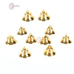 Campanas de Navidad doradas antiguas para colgar en la puerta, decoración elegante para vacaciones, adornos de campana festivos Vintage, decoración navideña perfecta - Product Image 3