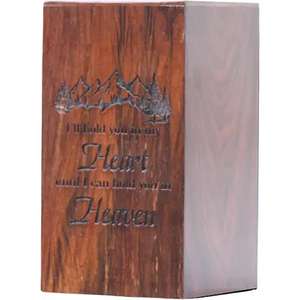 Urnes funéraires en bois de conception unique de haute qualité pour adultes Urnes funéraires Urnes funéraires taille personnalisée Fournitures funéraires d'Inde - Product Image 1