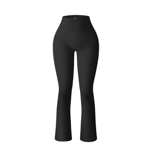 Venta caliente señoras gimnasio Fitness ropa transpirable sin costuras Yoga traje conjunto hecho de Spandex poliéster patrón sólido - Product Image 3