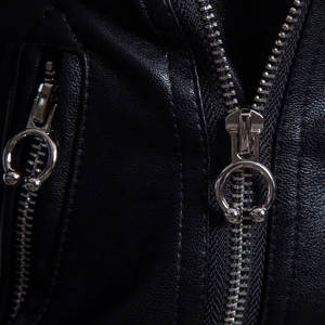 Chaqueta de cuero ajustada para hombre de alta calidad Lona cómoda con estilo Nueva llegada Diseño OEM Precio al por mayor Cuero de bajo costo - Product Image 5