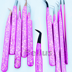 แหนบต่อขนตาเพิ่มวอลลุ่มงคีบสำหรับงานหนักอุปกรณ์แต่งขนตาให้มีความแม่นยำทำจากสเตนเลสสตีลใช้ติดฉลากได้ตามต้องการ2025ในร้านเสริมสวย - Product Image 2