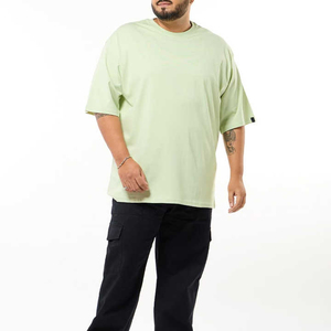 Service OEM T-shirts surdimensionnés pour hommes, unis, longueur standard, grande taille, 100% coton jersey, t-shirts à épaules tombantes pour hommes, prix bas - Product Image 4