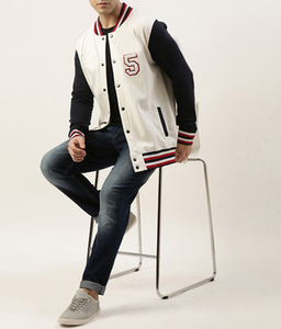 Design Your Own Blank Plain Basic <b>Varsity</b> <b>Jackets</b> <b>Men</b> College Baseball <b>Bomber</b> Letterman <b>Jacket</b> With Leather Winter <b>Jackets</b> - Product Image 2