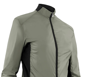 SPRINT SPORTS Unisex Full Zip Windproof Eco-Friendly Quick Dry <b>Cycling</b> <b>Jacket</b> Long Sleeve Mustard Color 100% Polyester Adult - Product Image 2