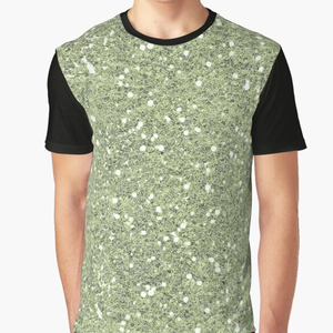 T-shirt pour hommes 100% coton de haute qualité avec impression de paillettes propre étiquette en gros disponible - Product Image 5