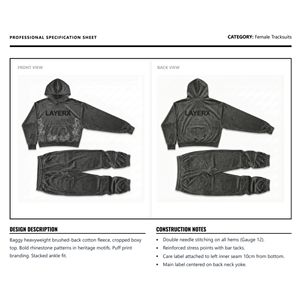 Ensemble de survêtement pour femme 2026, à capuche, uni, en velours 300 g/m², léger, avec strass, velours côtelé, pantalon court ample à chevilles pour streetwear - Product Image 6