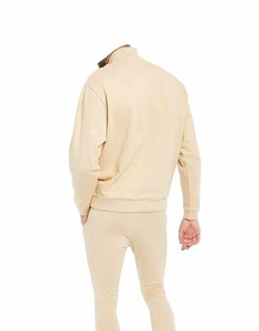 Conjunto de chándal corto transpirable de verano 100% algodón para hombre Deporte sudor chándal en blanco de alta calidad - Product Image 6