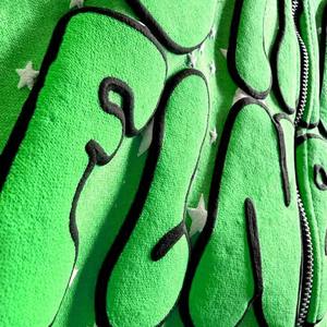 ชุดกีฬาผ้าเปียกกรดชุดวอร์มมีฮู้ดและกางเกงวอร์มผ้าฝ้าย100เปอร์เซ็นต์จากปากีสถาน - Product Image 4