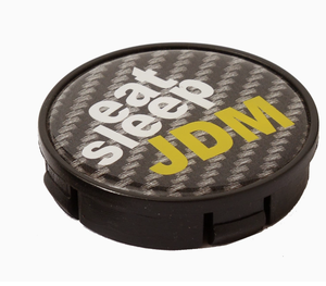 CENTRO DE CUBO DE RUEDA 62MM AGUJERO EAT SLEEP JDM CARBONO. - Product Image 1