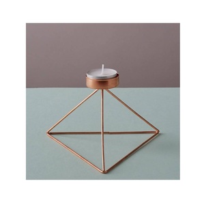 Modern minimalist metal <b>candle</b> <b>holders</b> for tealight taper and pillar <b>candles</b> ideal for home office bedroom decor - Product Image 5