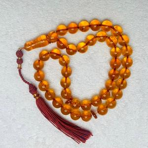 ลูกปัดอำพันอิสลามคอนญักธรรมชาติ Baltic, misbaha Amber beads - Product Image 2