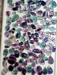 Mayorista 100% Natural AAA + Multi-Fluorita Cabujón Semi-Precioso Cristal de Cuarzo Ópalo Energía Curación Tumbled Accesorios de Joyería - Product Image 4