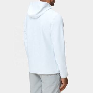 Nouveau design, sweat à capuche unisexe à fermeture éclair sur le côté, 100% coton, uni, léger, vêtements de sport d'hiver, pull d'entraînement - Product Image 3