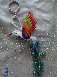 Llavero Hummybird Hecho a Mano, Clásico, Colorido, con Cuentas, Duradero, con Detalles Bordados - Product Image 2