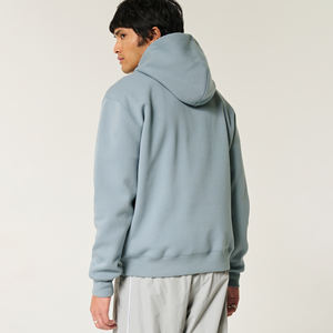 Sudadera con capucha de lana de algodón de alta calidad 280Gsm 390Gsm bien diseñada, Sudadera con capucha en blanco de gran tamaño con logotipo frontal para hombres - Product Image 6