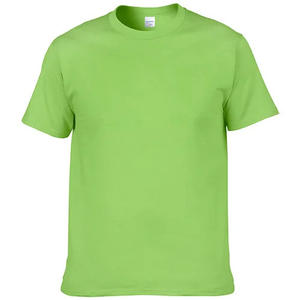 OEM al por mayor camiseta personalizada serigrafiada de alta calidad 100% algodón de manga corta Camiseta en blanco personalizada con patrón sólido - Product Image 2