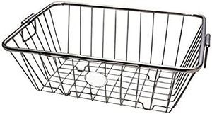 Wholesale Household <b>Storage</b> Type Oblong Black or White Powder Coated Metal <b>Wire</b> Fruit <b>Basket</b> With Handle - Product Image 6