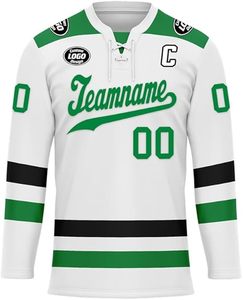 Camiseta de Hockey Personalizada para Equipos |   Uniforme de Hockey sobre Hielo Sublimado Transpirable |   Suministro al por Mayor - Product Image 2
