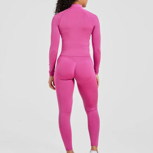 Conjuntos de Yoga para Mujer, Transpirables, Sólidos, Sujetador + Leggings, Ropa Deportiva para Correr, Top Sexy para Gimnasio, Conjuntos de Sujetador Deportivo - Product Image 2