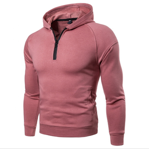 Sweats à capuche zippés demi-quart pour hommes manches longues belle vente chaude tenue d'hiver à capuche et sweat séchage rapide Style 2024 - Product Image 1