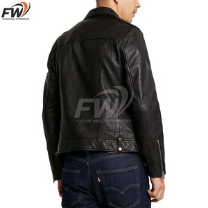 Chaqueta de Cuero Genuino de Primera Calidad, Diseño Superior, Última Moda, Estilo Urbano, Portátil, Personalizada - Product Image 3