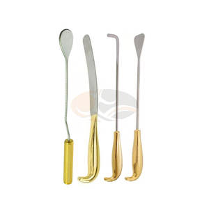 Spatule ovale rigide pour dissection chirurgicale des seins, instruments médicaux, 25 mm de large, 330 mm de long, acier inoxydable, certifié CE - Product Image 1