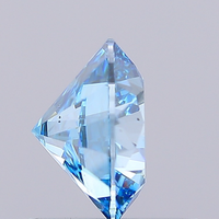 1.00 carat IGI certifié diamant rond cultivé en laboratoire Fancy Vivid Blue VS2 Clarity Ideal Cut CVD Grown from Surat India