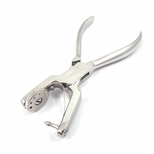 Gran oferta hecha de acero inoxidable con logotipo gratis y embalaje personalizado Dental Medical Ainsworth Rubber Dam Punch Pliers Forceps - Product Image 2