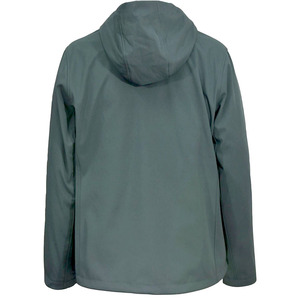 Chaqueta impermeable para exteriores para mujer, abrigo softshell con capucha a prueba de viento - Product Image 2