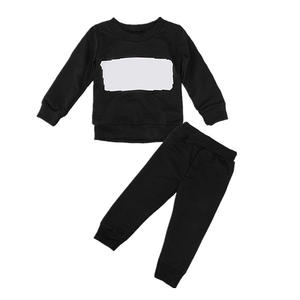 Chándal venta al por mayor logotipo personalizado bebé chándales traje Sudadera con capucha sudaderas pantalones de chándal otoño chándales Niños Niñas Ropa conjunto - Product Image 6