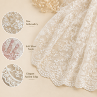 Tissu en dentelle de haute qualité, nouveau design, accessoires vestimentaires, textile pour costumes de mariage, textiles d'ameublement et artisanat DIY