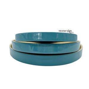 2023 prix usine naturel fait à la main en bambou plateau de service personnalisé Restaurant assiette de service Vietnam fournisseur pour les plats de nourriture - Product Image 6