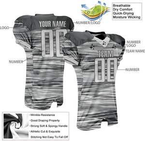 Uniforme de football américain personnalisé de haute qualité, haut classique pour l'entraînement sportif, sublimation, fabriqué au Pakistan, été - Product Image 3